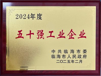 2024年度臨海市五十強(qiáng)企業(yè)